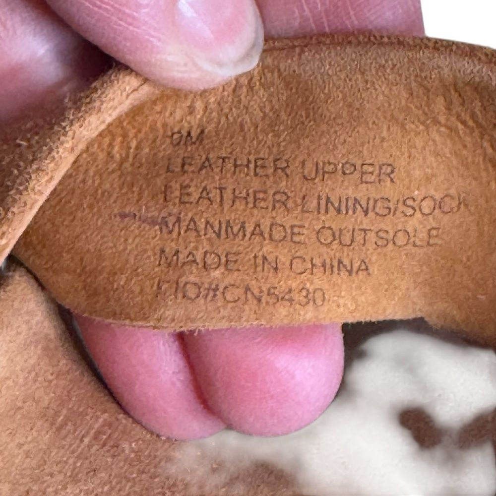 Haven Well Within Women's Suede Brown Honey Suede Cutout Slides Sandals Size 9M - Picture 9 of 9